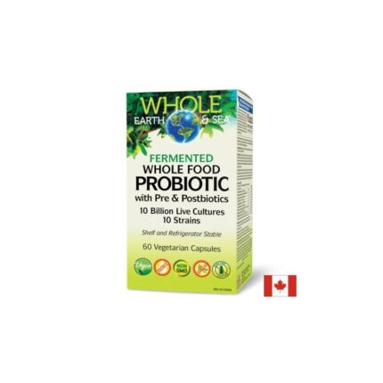 Пробиотик + пребиотик и постбиотик от ферментирали храни / Fermented Whole Food Probiotic with Pre & Postbiotics Natural Factors - 60 капсули