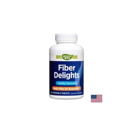 Фибри за отслабване и детоксикация / Fiber Delights® Nature’s Way - 60 дъвчащи таблетки