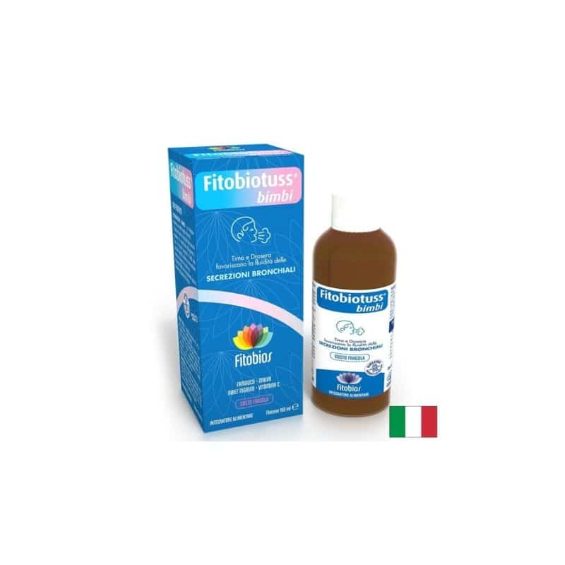 Сироп за кашлица за деца и възрастни с мащерка и бъз / Fitobiotuss Bimbi Fitobios - 150 ml