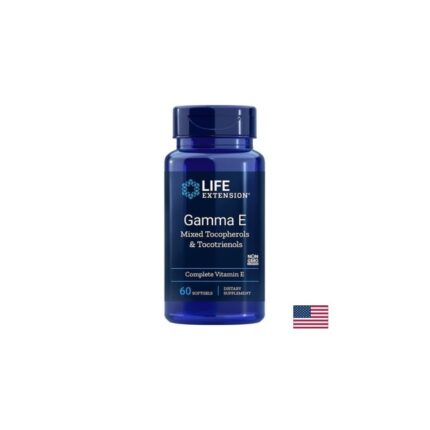 Витамин Е (миксирани токофероли и токотриеноли) / Gamma E Mixed Tocopherols & Tocotrienols Life Extension - 60 софтгел капсули