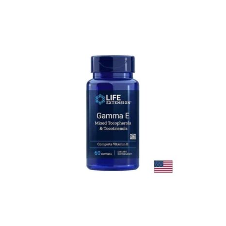 Витамин Е (миксирани токофероли и токотриеноли) / Gamma E Mixed Tocopherols & Tocotrienols Life Extension - 60 софтгел капсули
