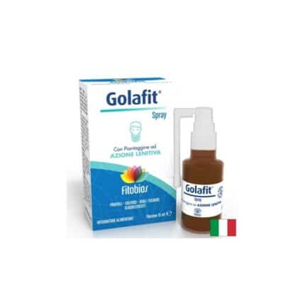 Успокояващ спрей за гърло с прополис и етерични масла / Golafit Fitobios - 15 ml