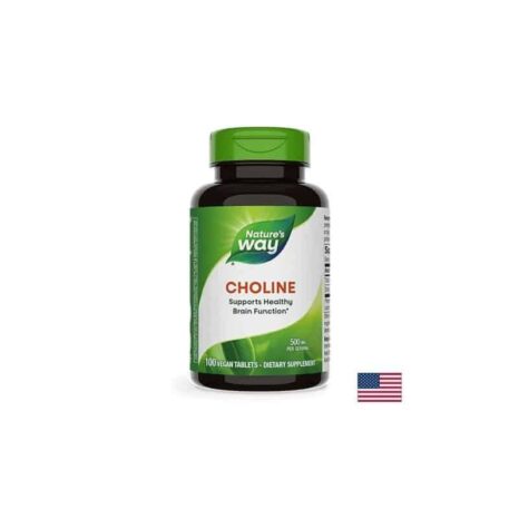 Холин / Choline 500 mg Nature’s Way - 100 таблетки
