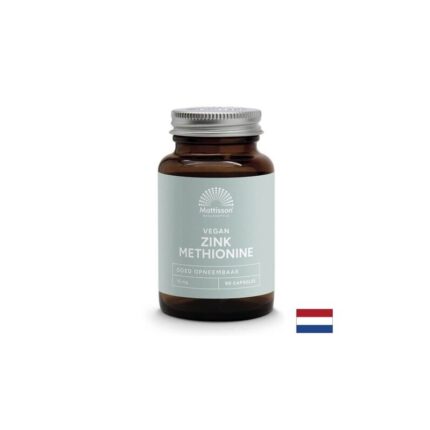 Цинк (метионин) / Zink Methionine 15 mg Mattisson Healthstyle - 90 капсули