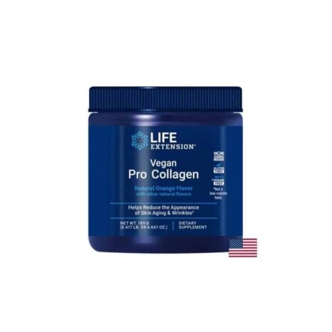 Веган Про Колаген с аромат на портокал / Vegan Pro Collagen Life Extension - 189 g