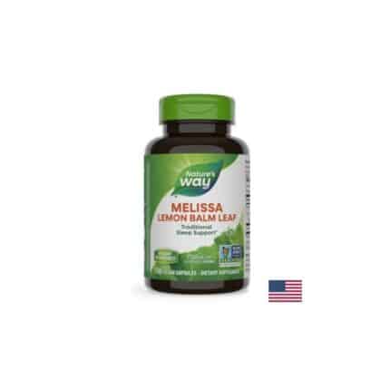 Маточина / Melissa Lemon Balm Leaf 500 mg Nature’s Way - 100 капсули