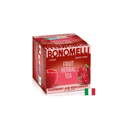 Плодов чай с малини и червено френско грозде / Infusion Fruits Raspberry and Red Currant Bonomelli - 12 пакетчета