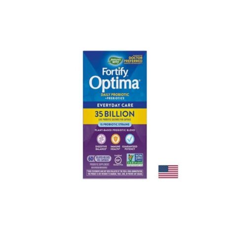 Пробиотик + пребиотици / Fortify™ Optima® Daily Probiotic + Prebiotic Nature’s Way - 60 капсули