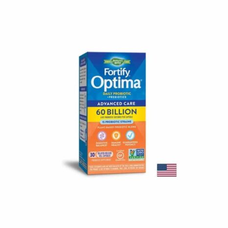 Пробиотик + пребиотици – специална грижа / Fortify™ Optima® Advanced Care Probiotic Nature’s Way - 30 капсули
