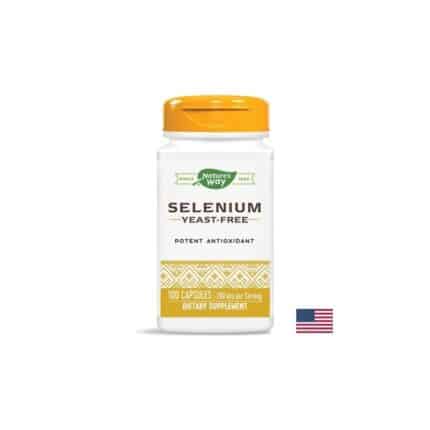 Селен / Selenium 200 mcg Nature’s Way - 100 капсули