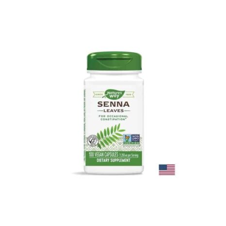 Сена (лист) / Senna Leaf 450 mg Nature’s Way - 100 капсули
