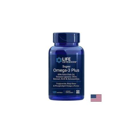 Омега-3 от рибено масло / Super Omega-3 Plus Life Extension - 120 софтгел капсули