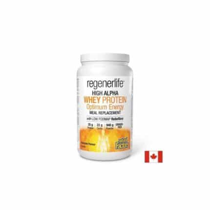 Суроватъчен протеин изолат + фибри + витамини и минерали / Regenerlife™ High Alpha Whey Protein Natural Factors - 940 g