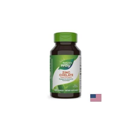 Цинк хелат / Zinc Chelate Nature’s Way - 100 капсули