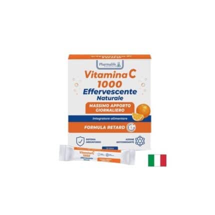 Витамин C  + Витамин B2 / Vitamina C 1000 mg Pharmalife Research - 30 сашета