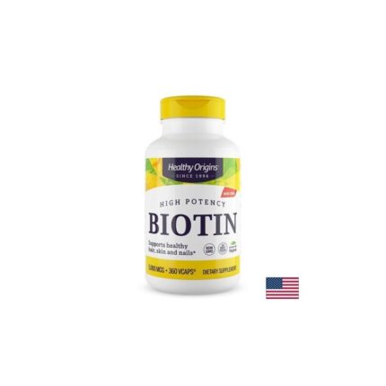 Биотин / Biotin 5000 µg Healthy Origins - 360 капсули