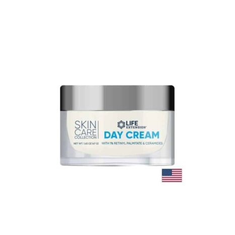 Дневен крем за лице с 1% ретинил и серамиди / Day Cream with 1% Retinyl Palmitate & Ceramides Life Extension - 47 g