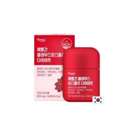Форсколий + Витамини B-комплекс и селен / Red Corleus Foskohli Diet 50 mg Funeat - 56 таблетки