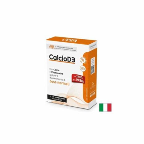Калций 600 mg + Витамин D3 20 μg / Sanavita Calcio D3 Paladin Pharma - 30 дъвчащи таблетки