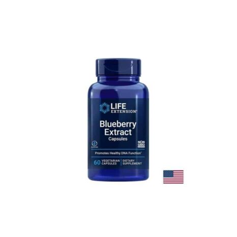 Синя боровинка диворастяща / Blueberry Extract 500 mg Life Extension - 60 капсули