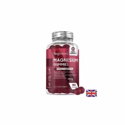 Магнезий цитрат Гъми / Magnesium Gummies 125 mg WeightWorld - 90 желирани таблетки