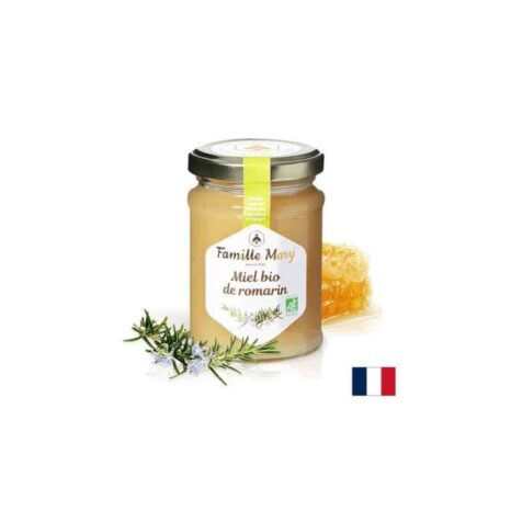 Био пчелен мед от розмарин / Miel bio de romarin Famille Mary - 230 g