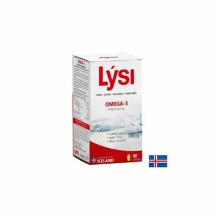 Омега-3 Рибено масло / Omega-3 Pure Fish Oil 500 mg Lysi - 80 софтгел капсули