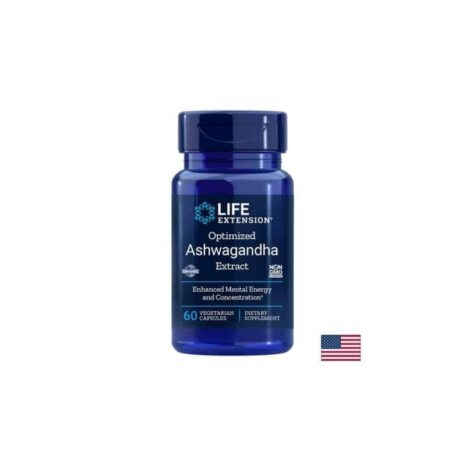 Ашваганда / Optimized Ashwagandha Extract 125 mg Life Extension - 60 капсули