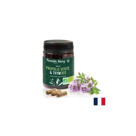 Зелен прополис и мащерка Органик / Propolis Verte & Thym bio Famille Mary - 60 капсули