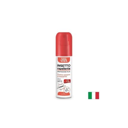 Репелентен спрей против ухапвания от комари и насекоми / SanaVita Insetto repellente Protezione Plus Paladin Pharma - 100 ml