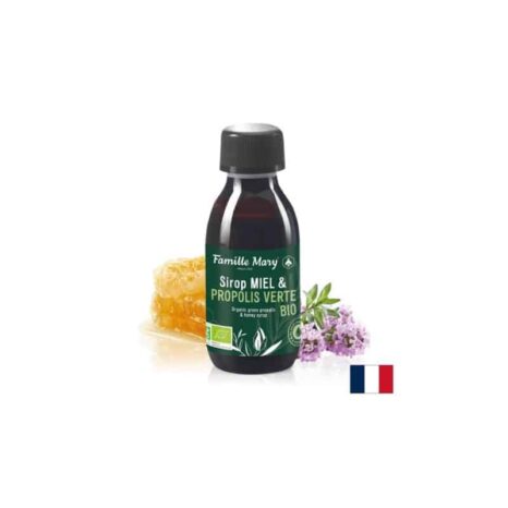 Сироп с Пчелен мед и Зелен прополис органик / Sirop Miel & Propolis Verte Bio Famille Mary - 150 ml