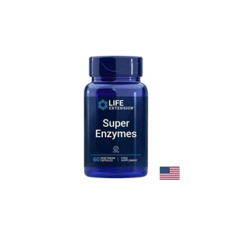 Растителни ензими за добро храносмилане / Super Enzymes Life Extension - 60 V капсули