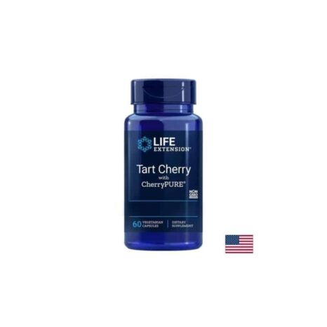 Екстракт от вишна / Tart Cherry with Cherry PURE 480 mg Life Extension - 60 капсули