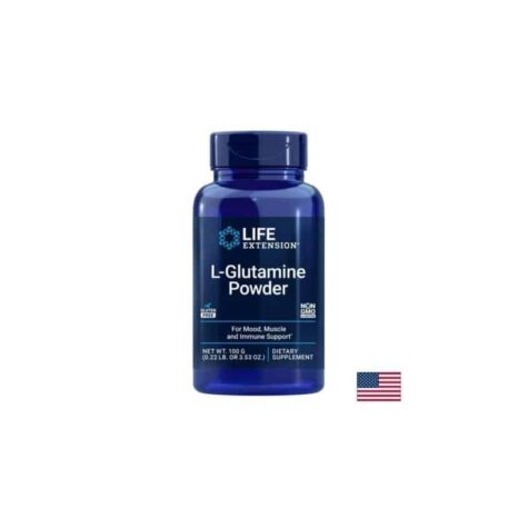 L-Глутамин на прах / L-Glutamine Powder Life Extension - 100 g