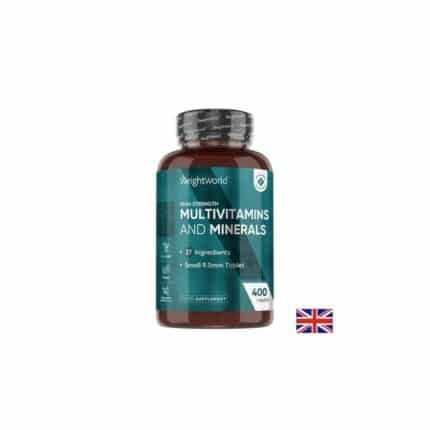 Мултивитамини и минерали с висока концентрация / High Strength Multivitamins and Minerals WeightWorld - 400 таблетки