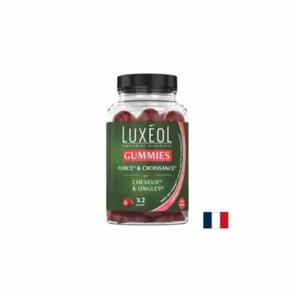 Билкова формула за заздравяване и растеж на косата / Gummies Force et Croissance Luxéol - 60 желирани таблетки