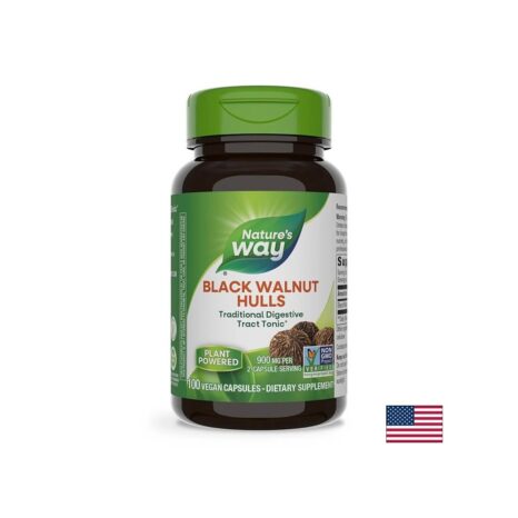 Черен орех шушулки / Black Walnut Hulls 450 mg Nature’s Way - 100 капсули