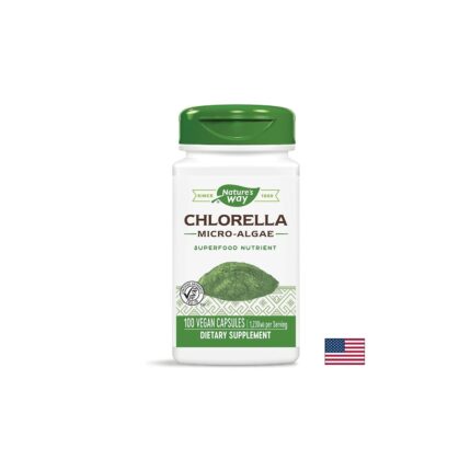Хлорела микро-водорасли / Chlorella Micro-Algae 410 mg Nature’s Way - 100 капсули