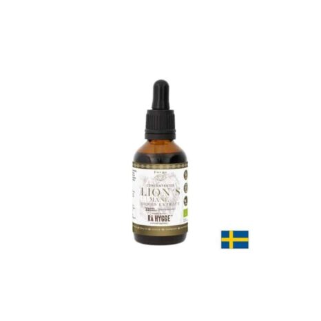Лъвска грива БИО течен екстракт 33 дози / Lion's Mane Liquid Extract BIO Rå Hygge - 100 ml
