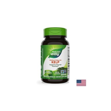 Келп Kафяви водорасли / Kelp Whole Thallus 600 mg Nature’s Way - 100 капсули