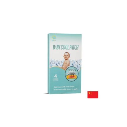 Охлаждащи пластири за бебета при повишена температура 4×11 см / Baby Cool Patch Huainan Hall - 4 броя