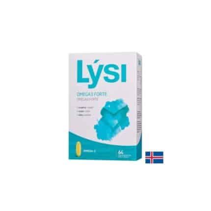 Омега-3 Форте Рибено масло / Omega 3 Forte Lysi - 64 софтгел капсули
