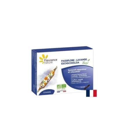 Пасифлора, Лавандула и Ешолция Био / Passiflore-Lavande-Eschscholzia Bio Fleurance Nature - 10 ампули за пиене x 10 ml