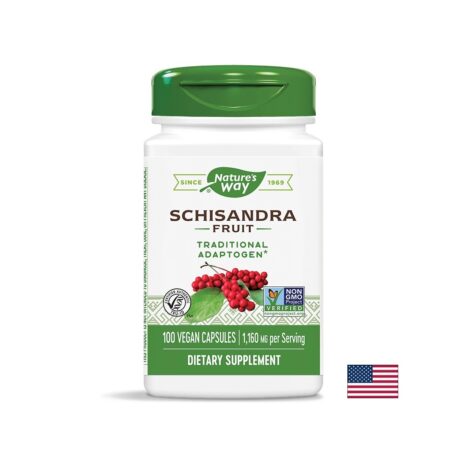 Шизандра плод / Schisandra Fruit 580 mg Nature’s Way - 100 капсули