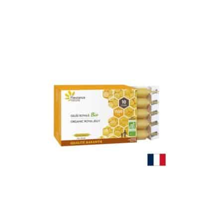 Пчелно Млечице + Пчелен мед Био / Organic Royal Jelly Fleurance Nature - 10 ампули х 10 ml