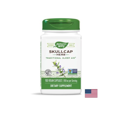 Шлемник билка / Skullcap Herb 425 mg Nature’s Way - 100 капсули