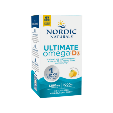 Ултимейт Омега - Д3 / Ultimate Omega-D3 1280 mg Nordic Naturals - 60 Гел капсули