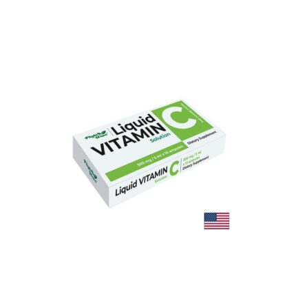 Витамин С разтвор / Liquid Vitamin C Solution 500 mg Phyto Wave - 10 ампули х 5 ml