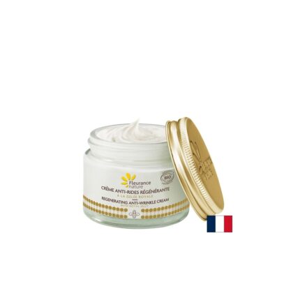 Анти-ейдж регенериращ крем за лице с пчелно млечице БИО / Regenerating Anti-Wrinkle Cream with Royal Jelly BIO Fleurance Nature - 50 ml