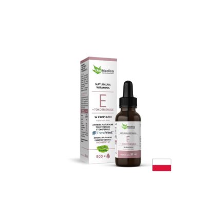 Витамин Е капки / Naturalna Witamina E + Tokotrienole Ekamedica - 30 ml
